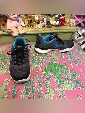 KURU Quantum Womens Shoes Athletic Plantar Fasciitis Running Size 10 M Gray Blue